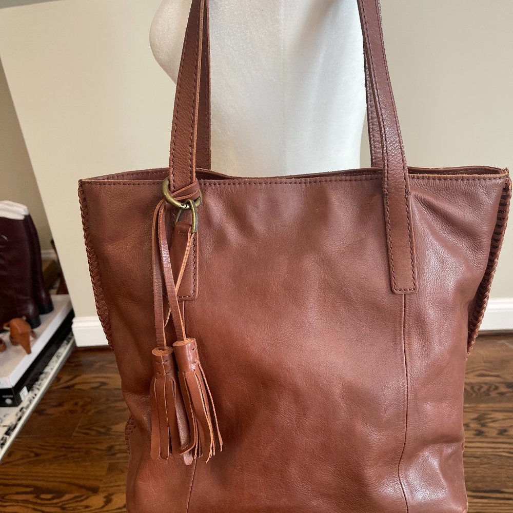 Lucky Brand Brown Leather Tote